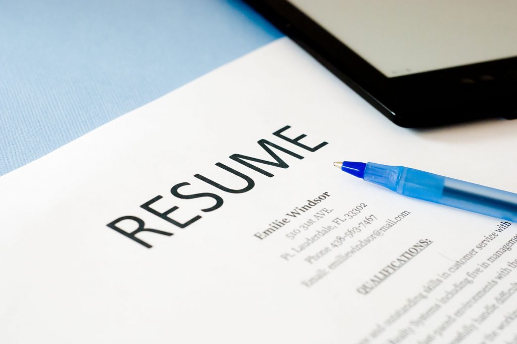 Resumes create your first impression