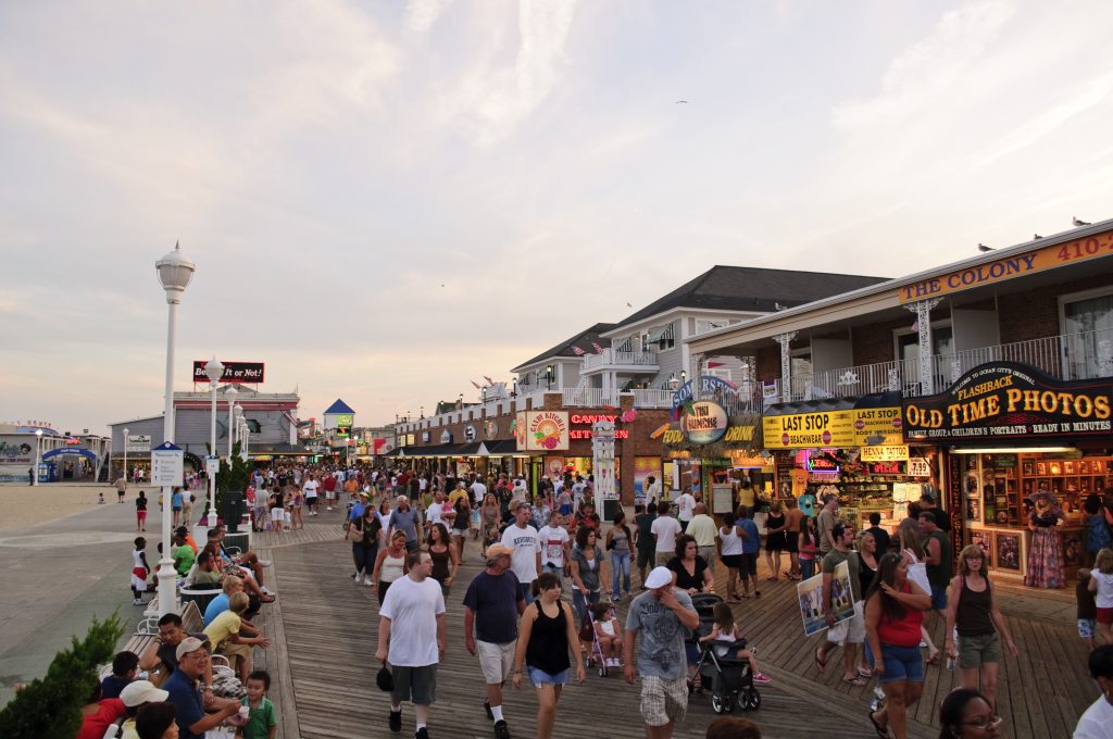 Ocean City, MD is one of the great honeymoon destinations.