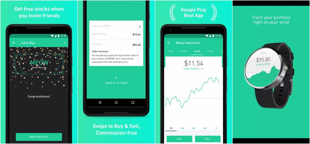 Robinhood is a great app to start investing.