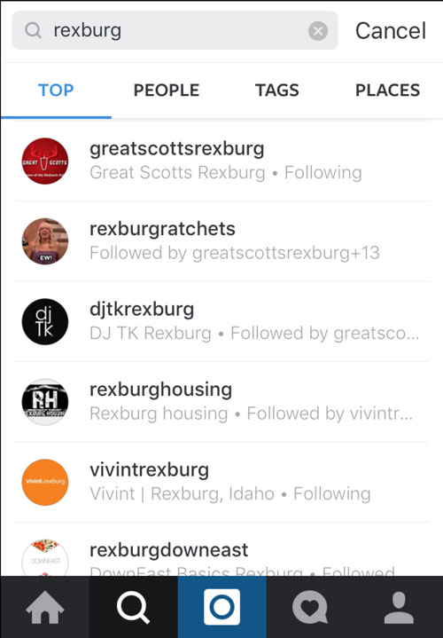 Instagram-search-top