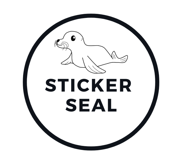 Sticker Seal (IBC) Get 2 Custom Vinyl Stickers for only 4! The Dealio